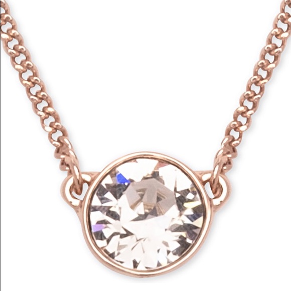 NWT One Size Women’s Givenchy Crystal Necklace In Golden Color - Picture 2 of 6